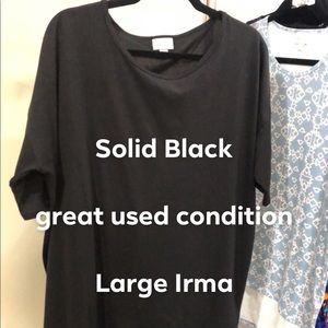 LuLaRoe Irma Black Large